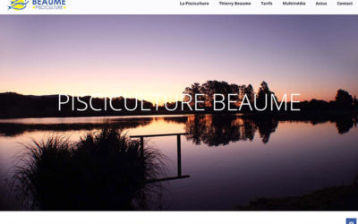 Site Internet de la Pisciculture Beaume à Chaux