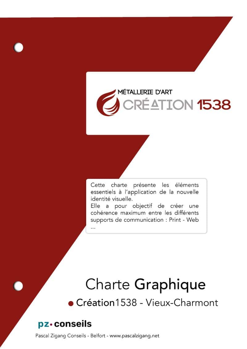 création charte graphique creation1538 étape 1
